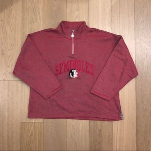 Vtg Florida Seminoles Pro Player Zip Sweatshirt